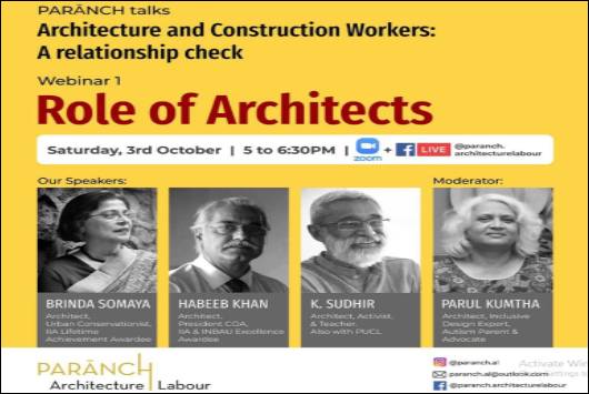 Paranch Talks - 'Architecture and Construction Workers: Relationship Check on the Role of Architects